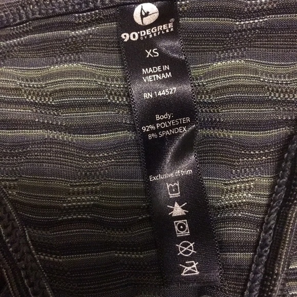 Nwt 90 degree by Reflex Size XS Green Tank Top - Picture 4 of 5